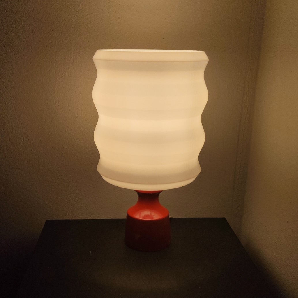 Wavy Cylindrical Lamp Shade
