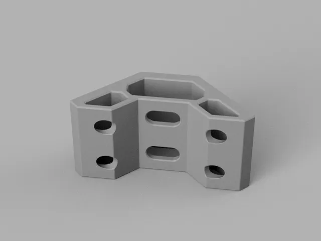 40x40 Extrusion corner bracet for M4 screws