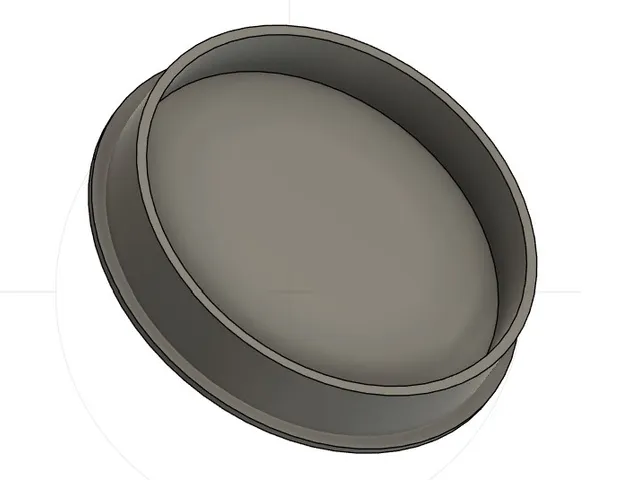 Pancake lens cap