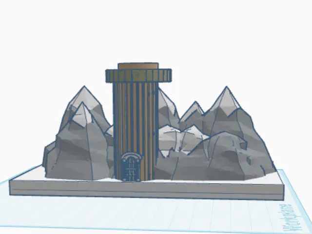 Castle in the mountains