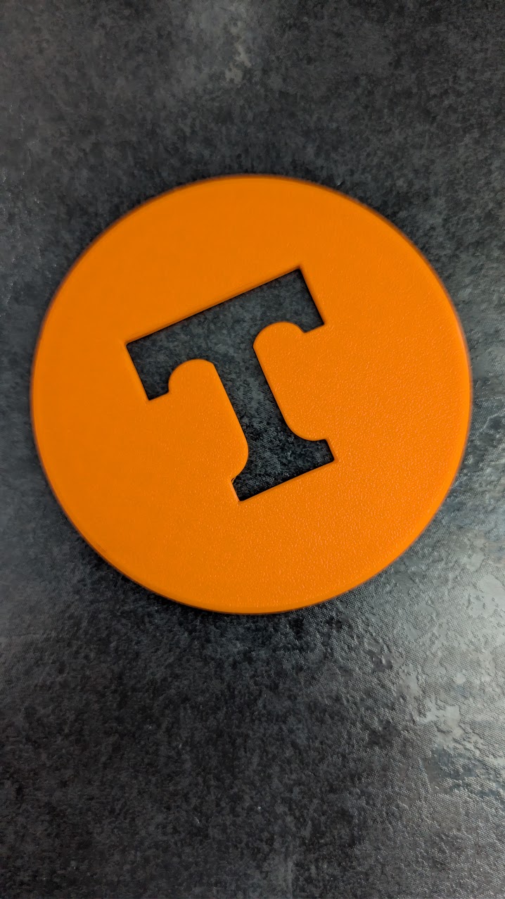 UT Power T Coffee Stencil
