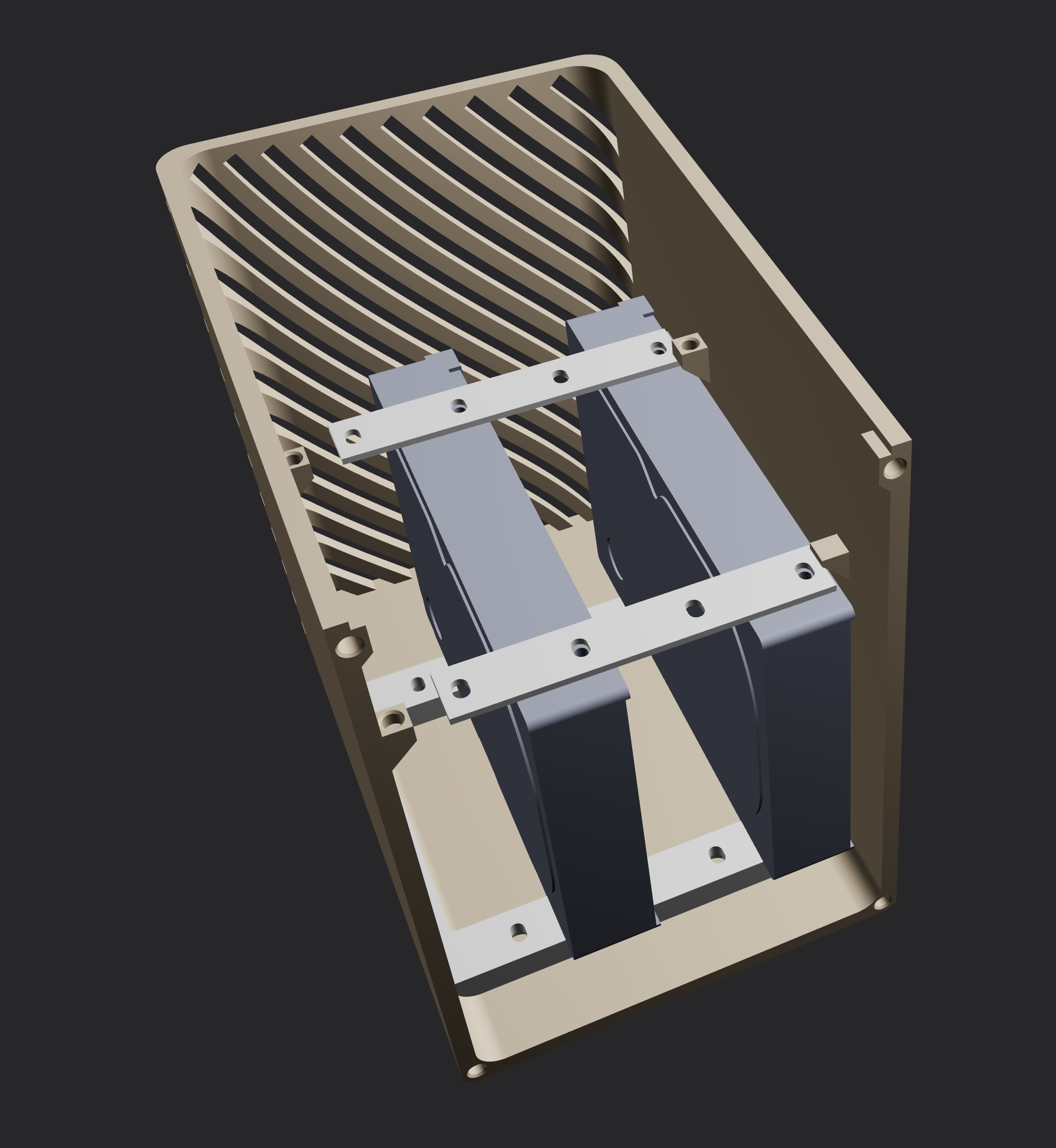 Miniatura 7 do modelo 3D Odroid H4 NAS Case