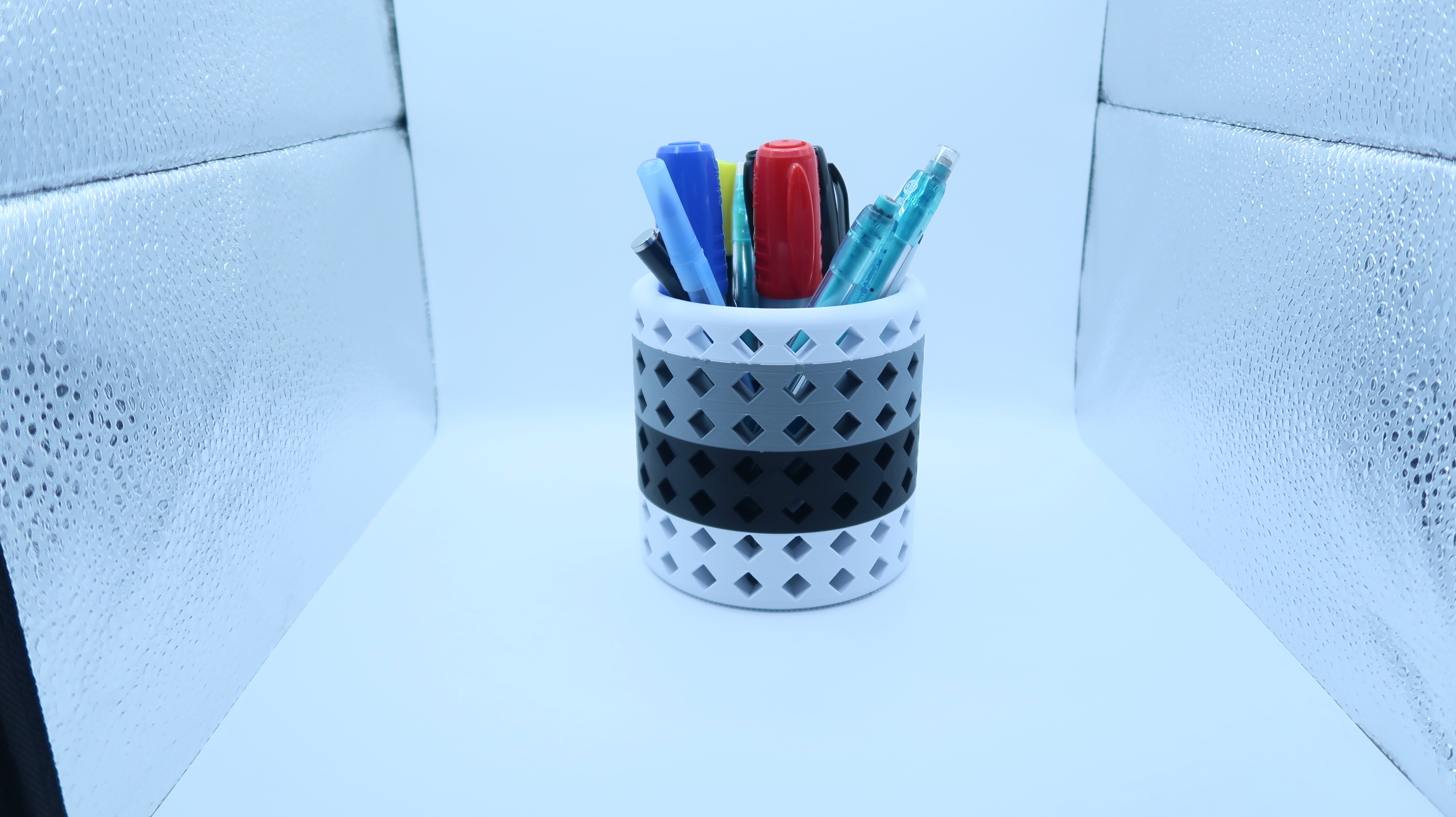 Modern Geometric Pen Holder