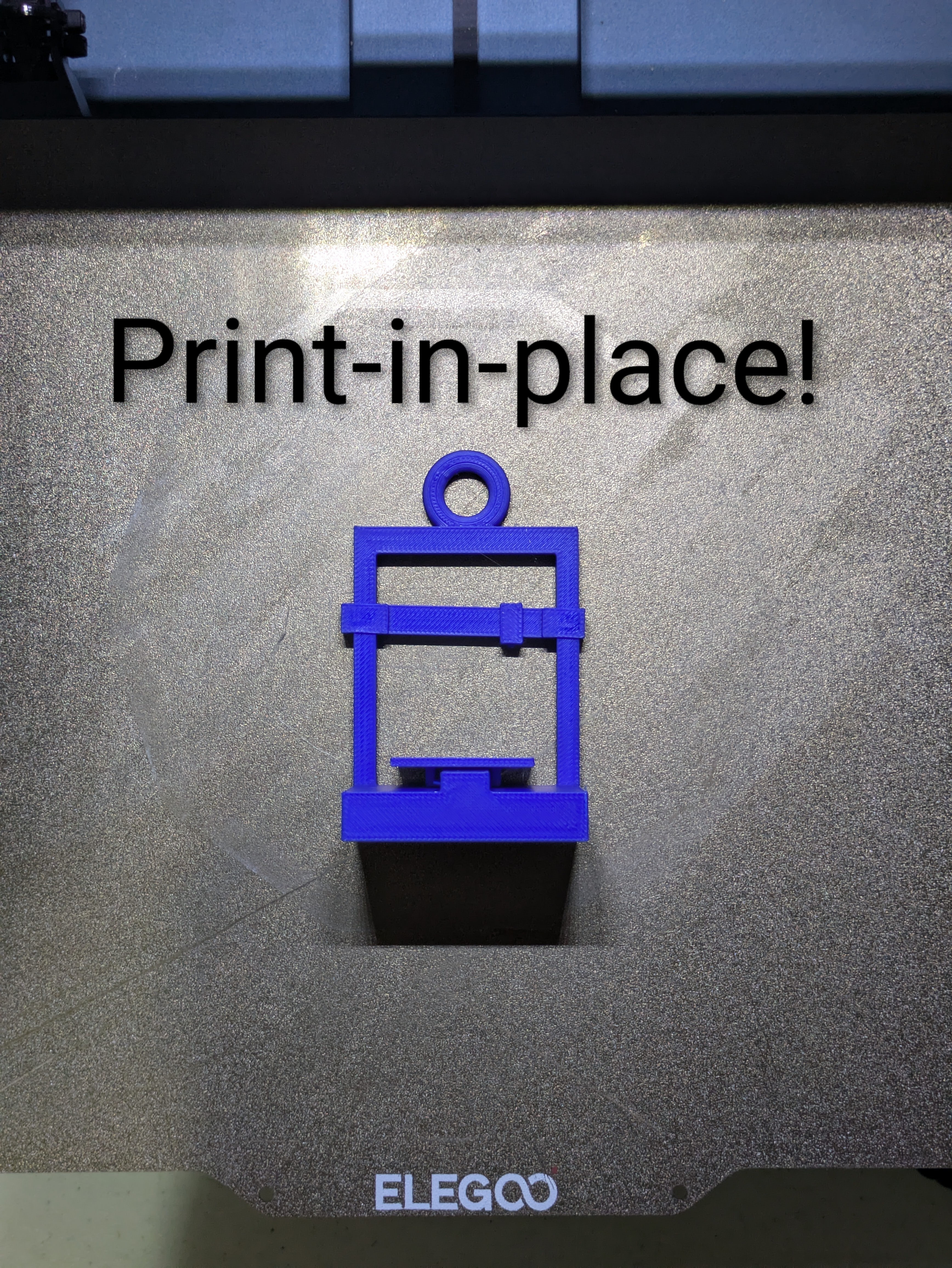 3D Printer Bridging test/Keychain — thumbnail 2