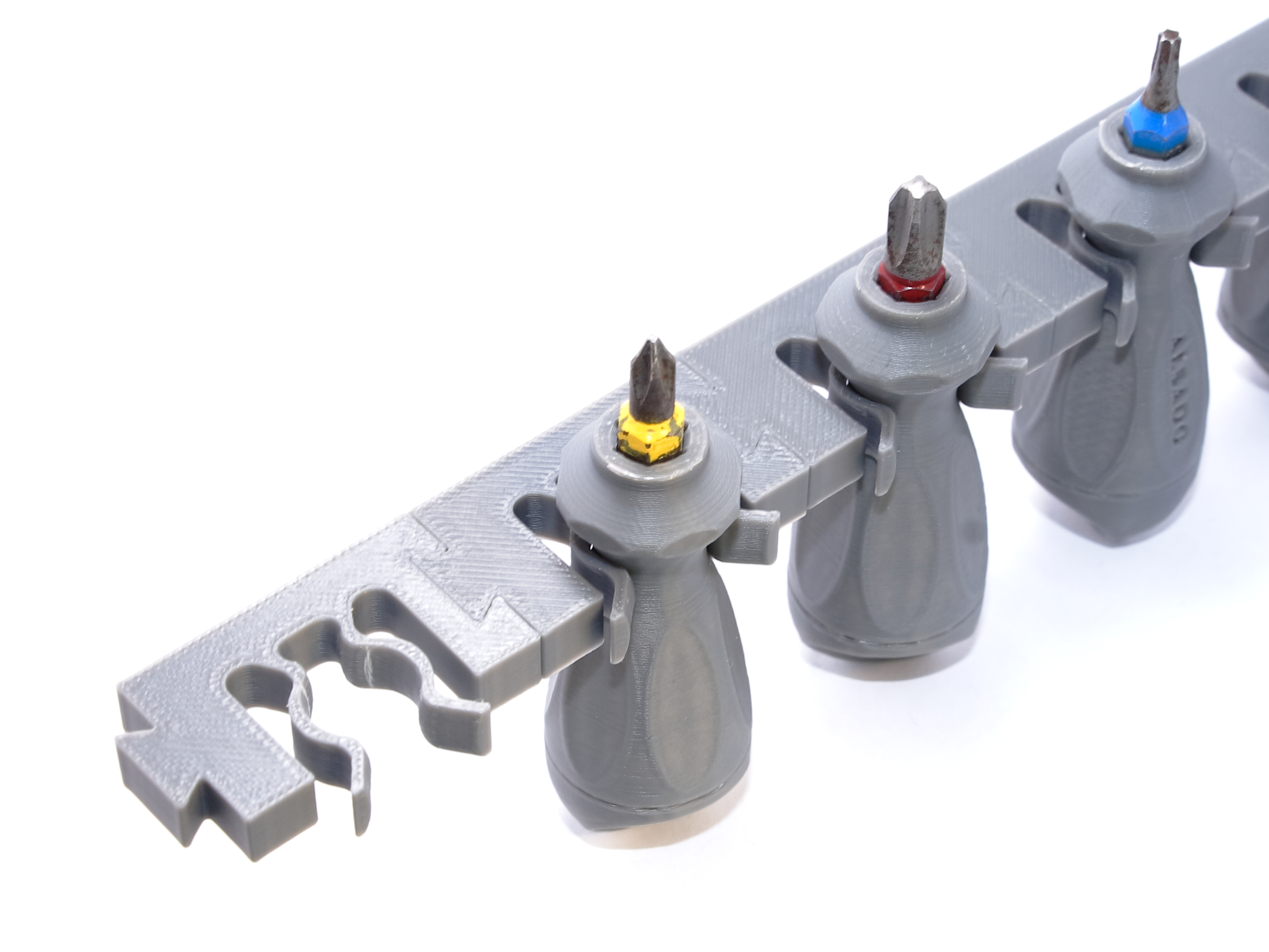 Extendable Snap-fit Holder for Alsado Keychain Screwdrivers