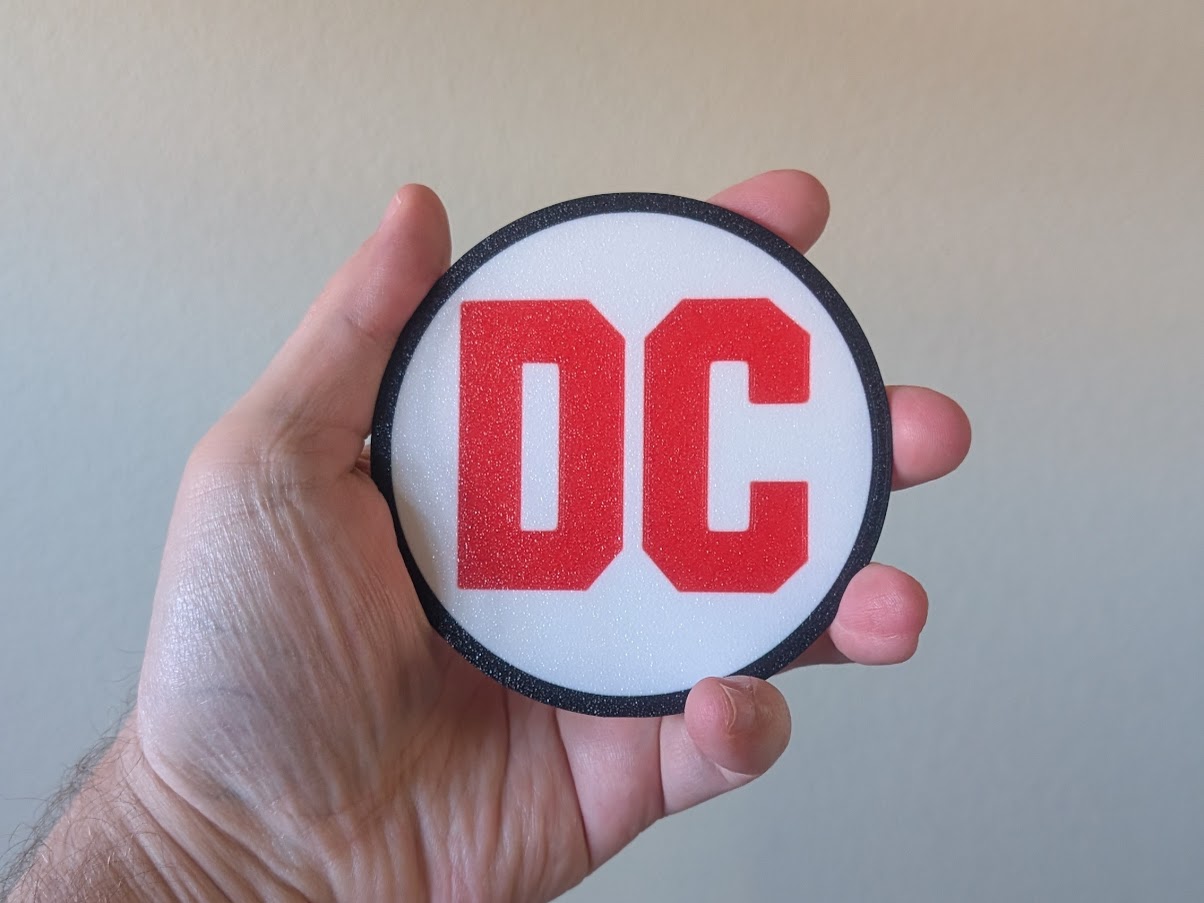DC Comics 1972 Logo Coaster — thumbnail 3