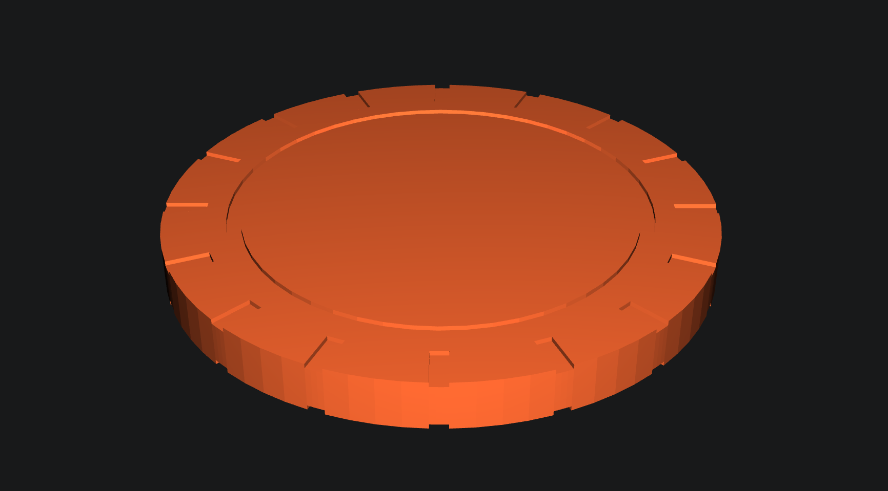 Blank Poker Chip