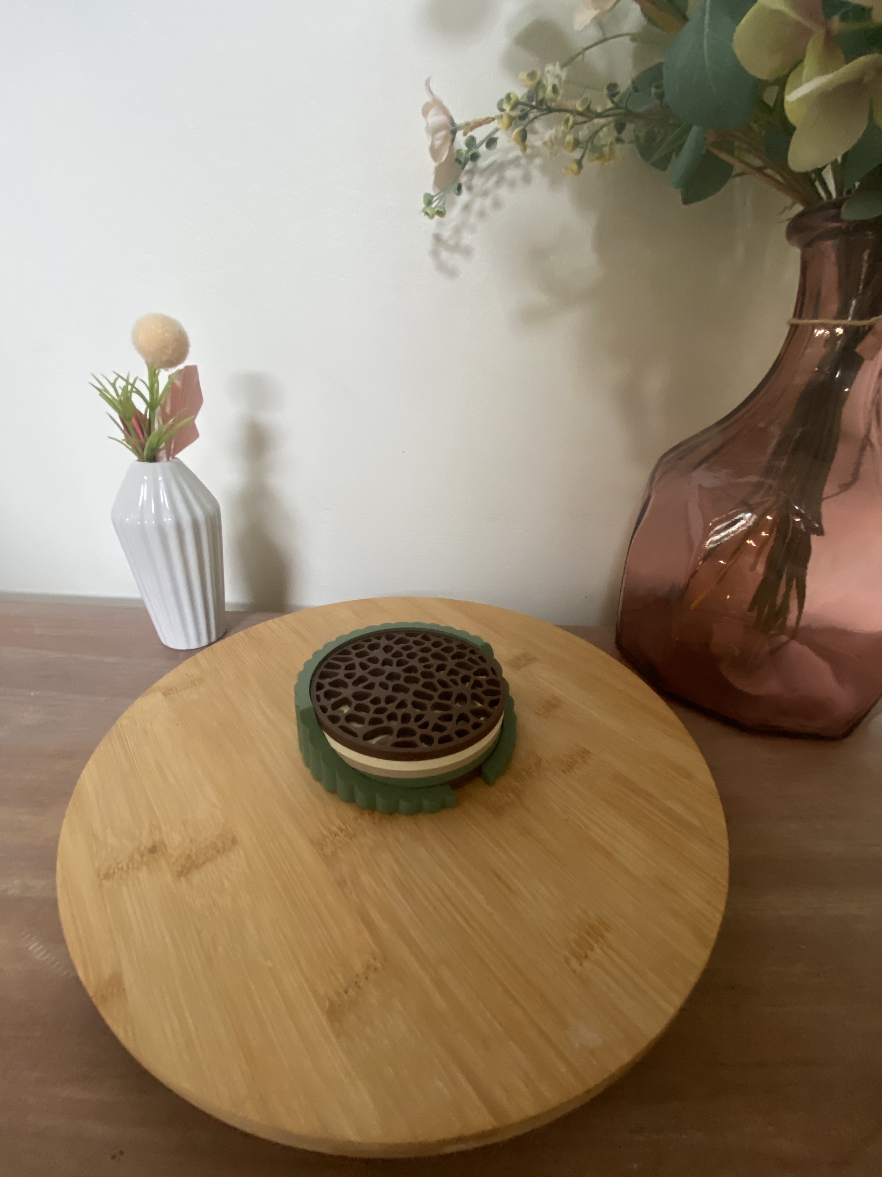 Voronoi Coaster set (Minimalistic)