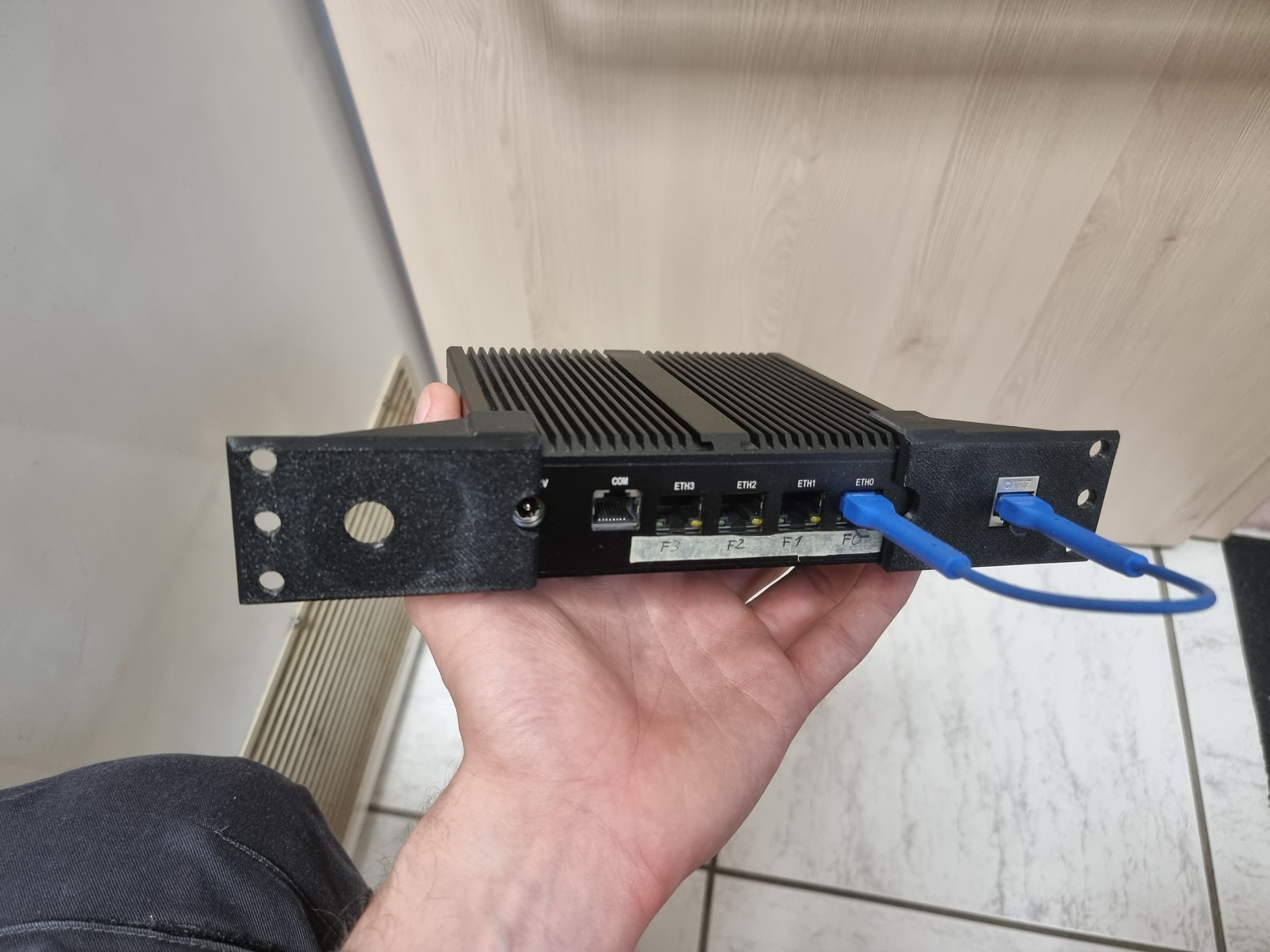 10 inch Rack Mount for Topton Mini PC with Keystone