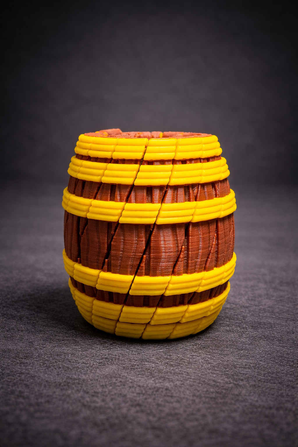 Expandable Fidget Beer Barrel – Articulated Wine Cask Stress Toy