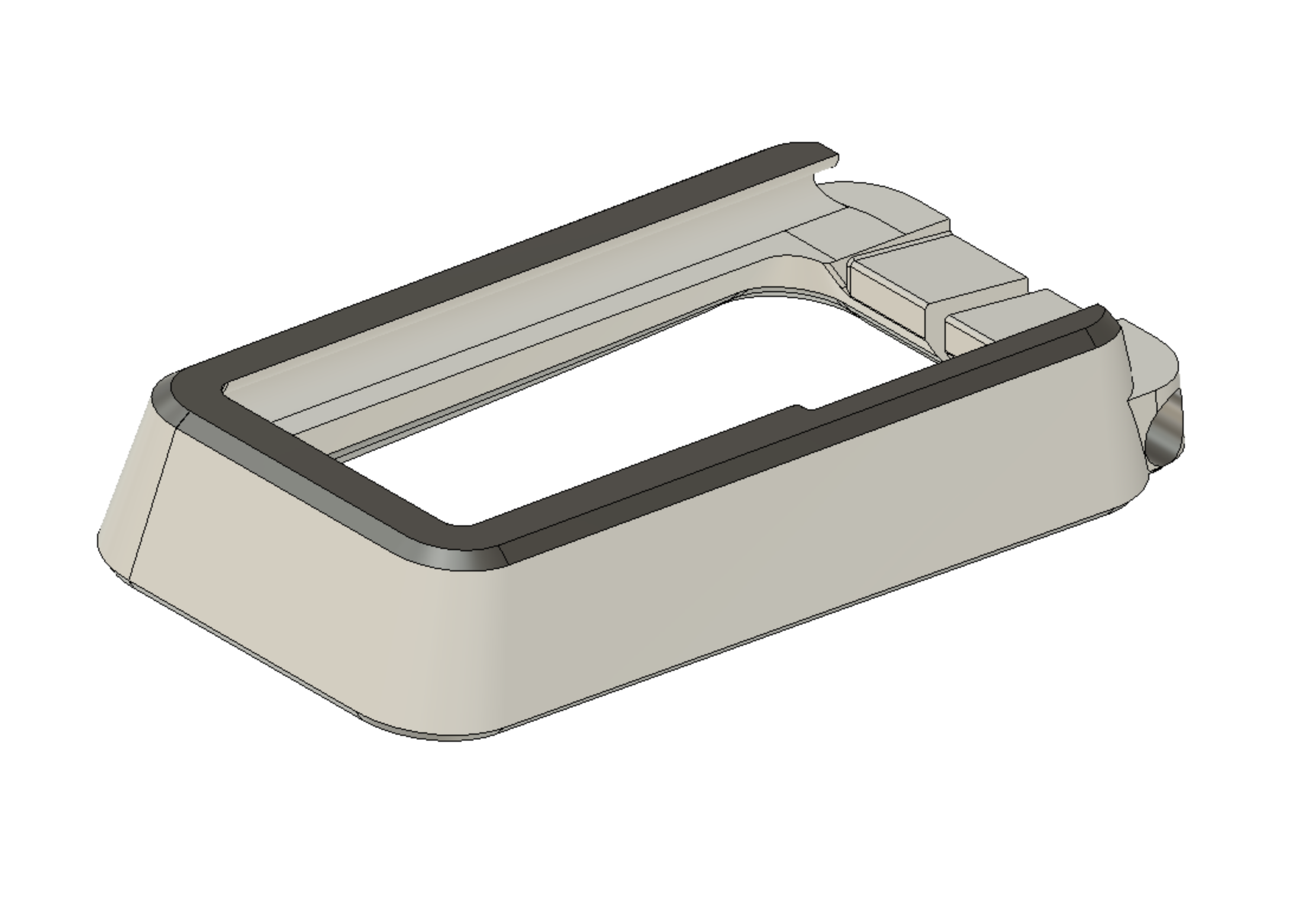 AR-15 Low-profile magwell