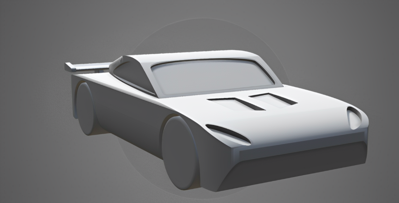 Print-in-Place Sports Car
