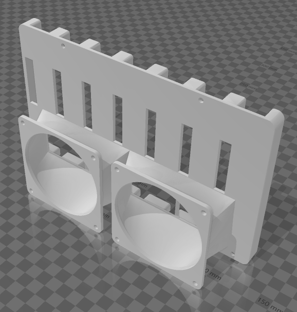 Rack 5 baies ventilé