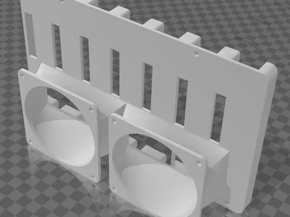 Rack 5 baies ventilé