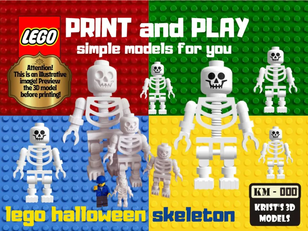 LEGO HALLOWEEN SKELETON