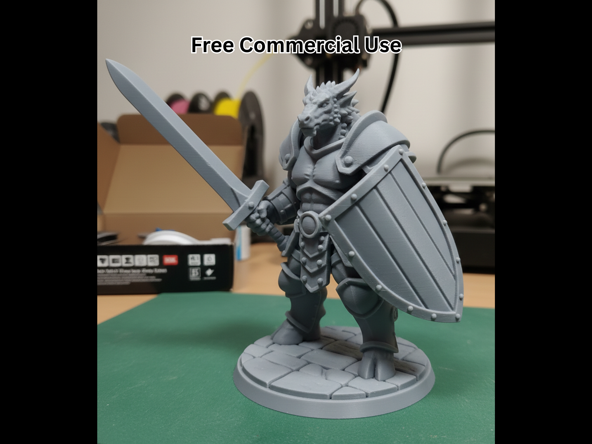 Dragonborn Knight Figure