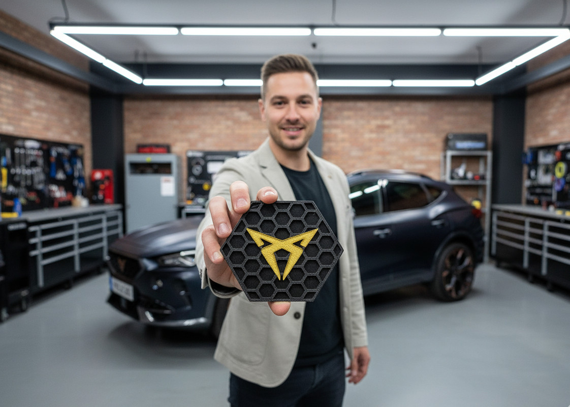 Hex design CUPRA coaster (Untersetzer)