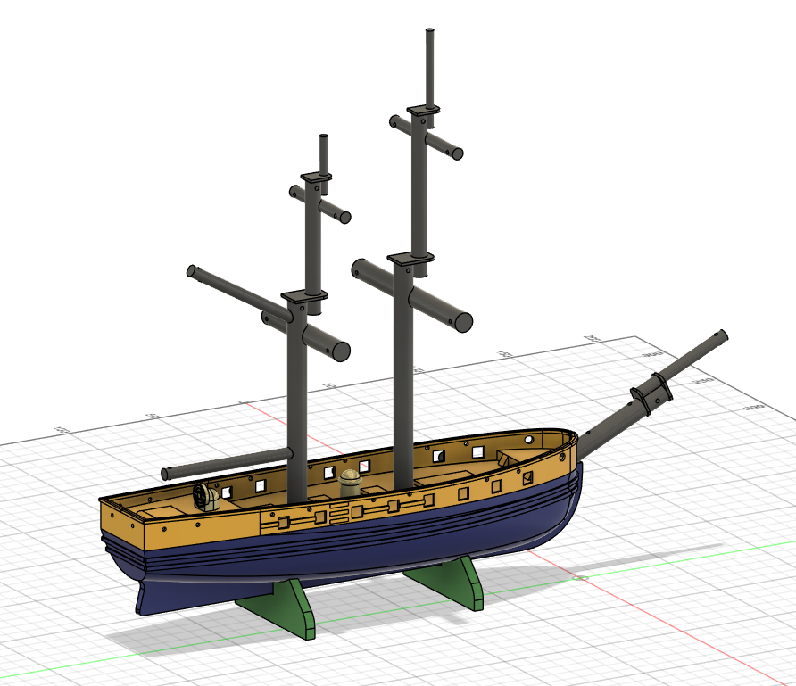 Sloop Sail Ship — miniatura 3