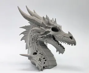 Undead Dragon Bust