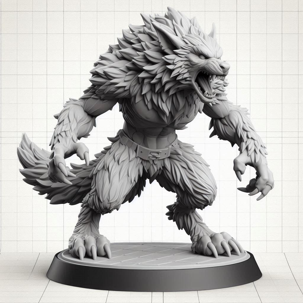 Growling Werewolf