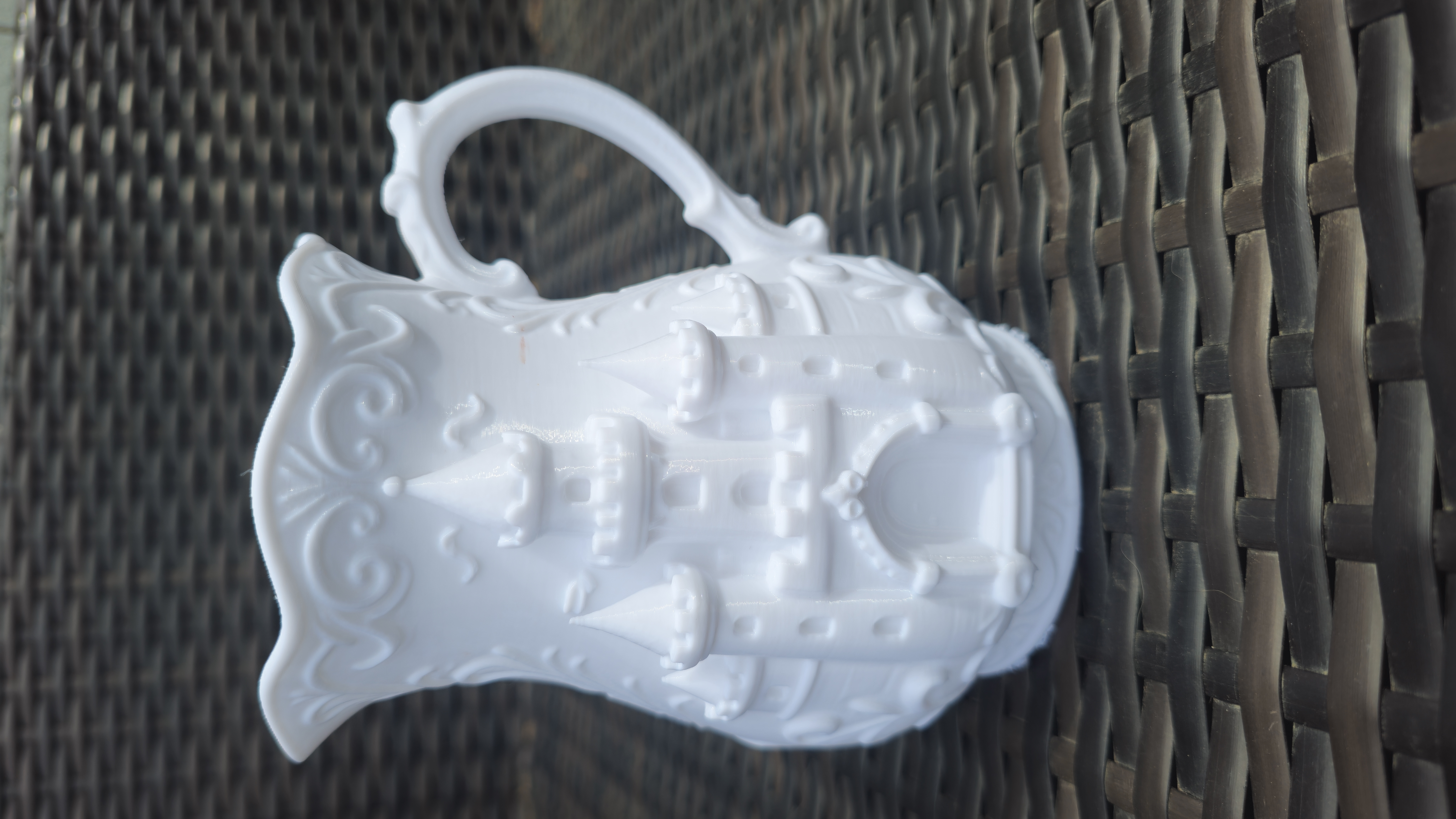 Fairytale Castle Pitcher Vase
