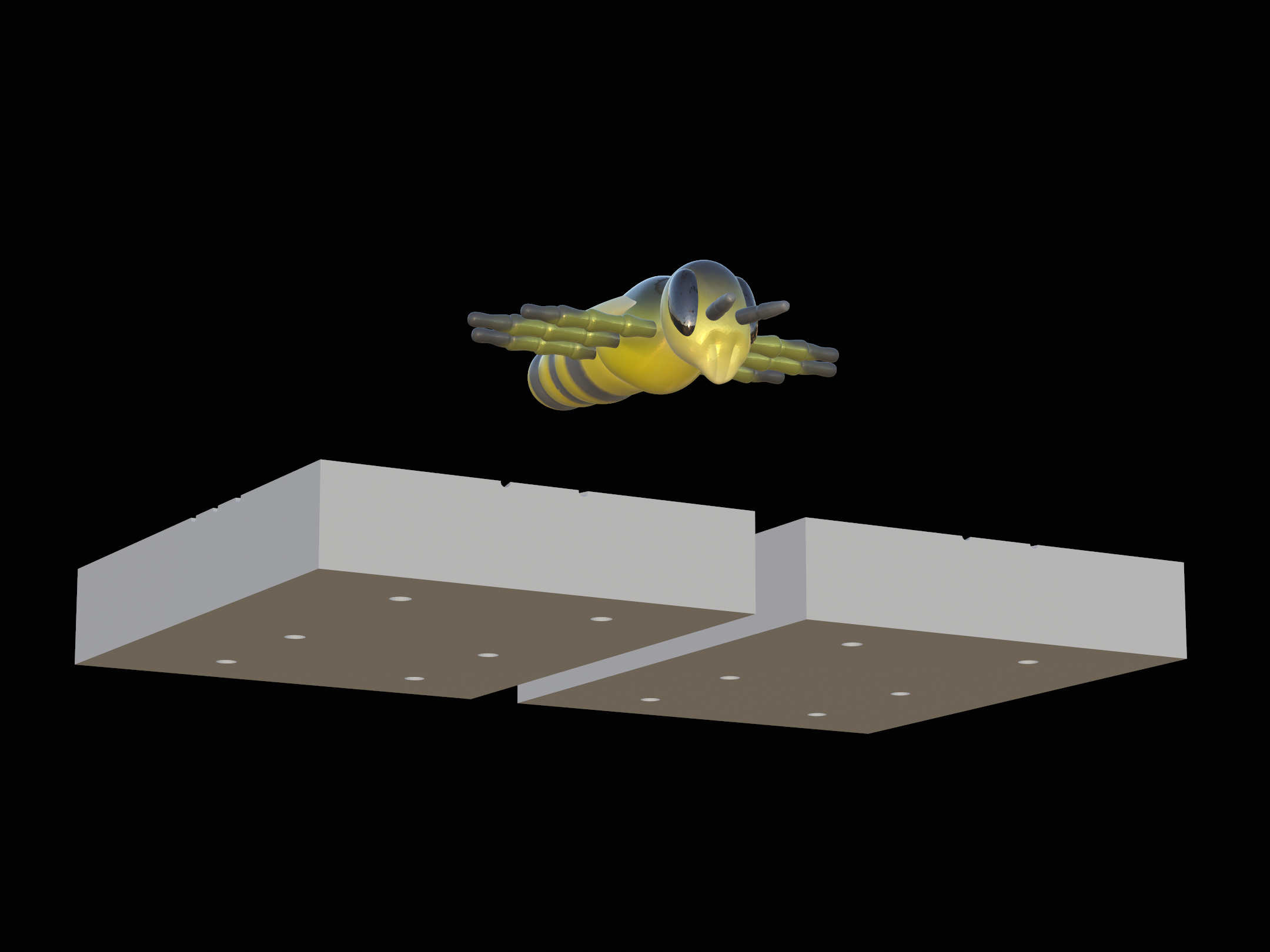 AM bait bee 10cm form for predator fishing — STL Grátis | 3DFinder