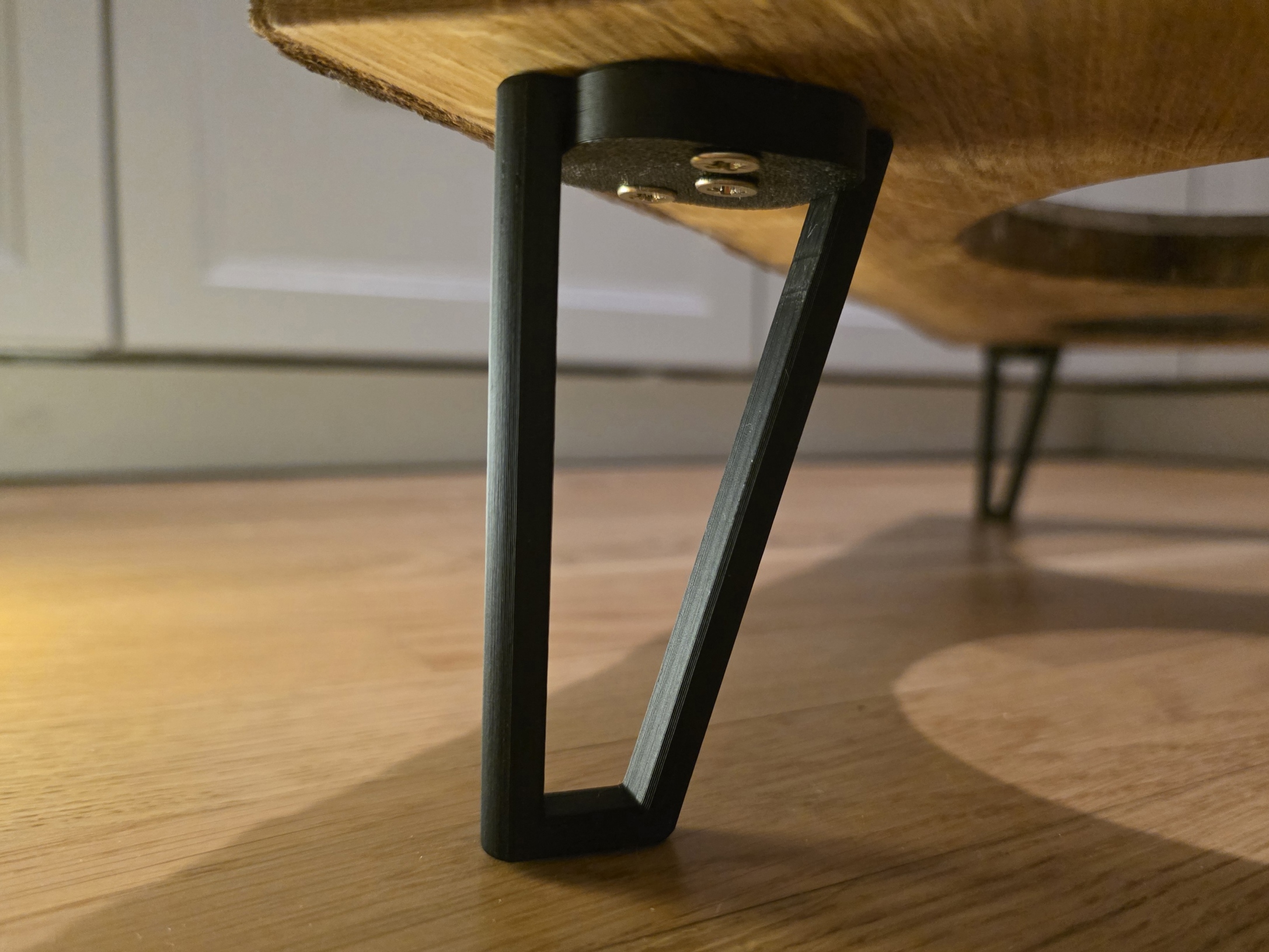 Triangular Furniture feet screw mount V2