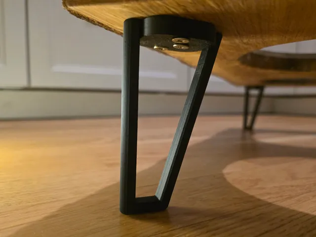 Triangular Furniture feet screw mount V2