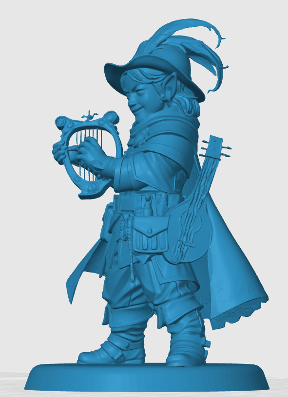 Miniatura 4 do modelo 3D Gnome Bard