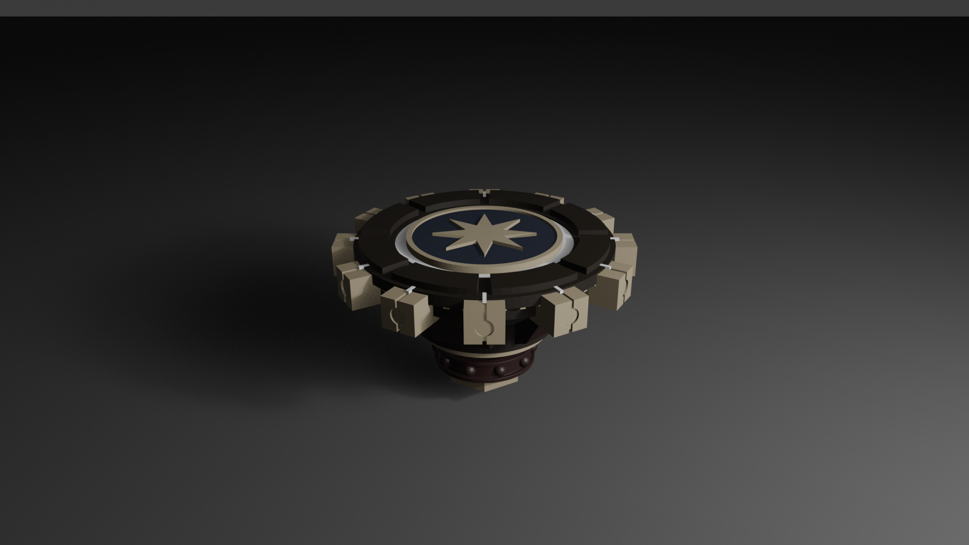 Spinning Battle Top - inspired by Zelda Twilight Princess Spinner