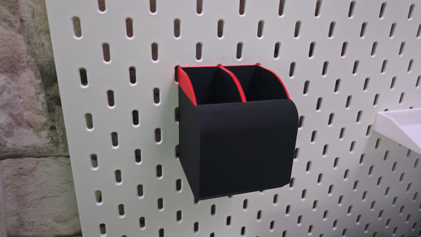 SKÅDIS Werkzeughalter – 2 Fach Organizer für Wandboard