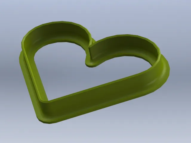 Heart cookie mold