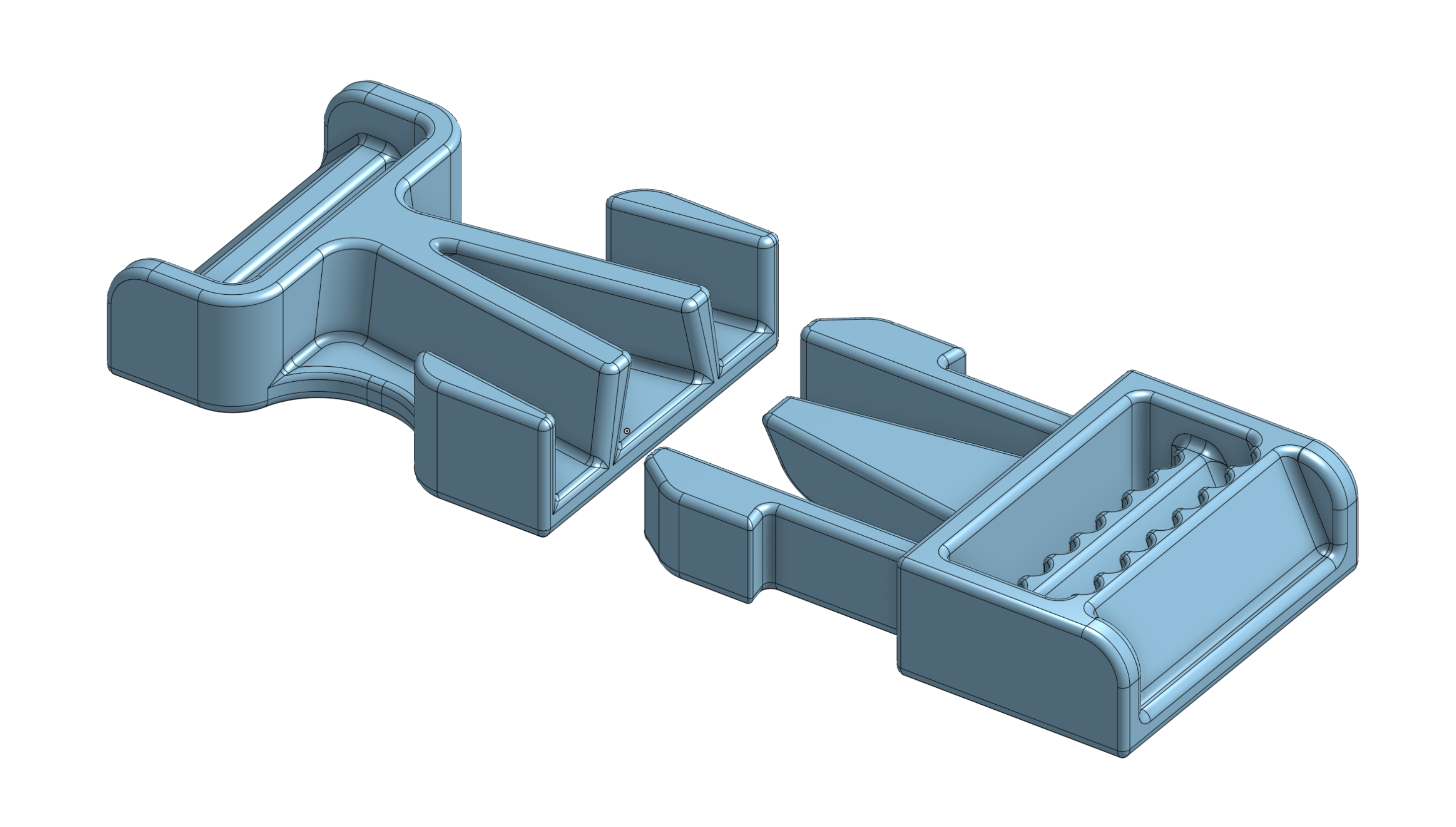 Miniatura 4 do modelo 3D Compact Snap Buckle