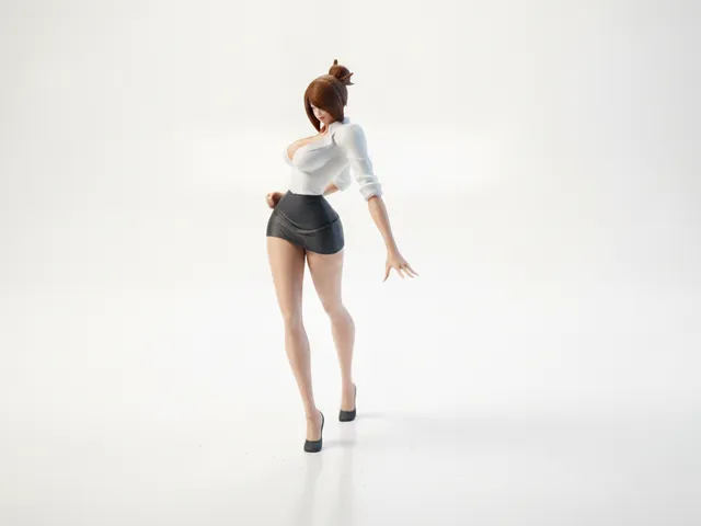 Headmistress Female Figure Statue 3D Printable