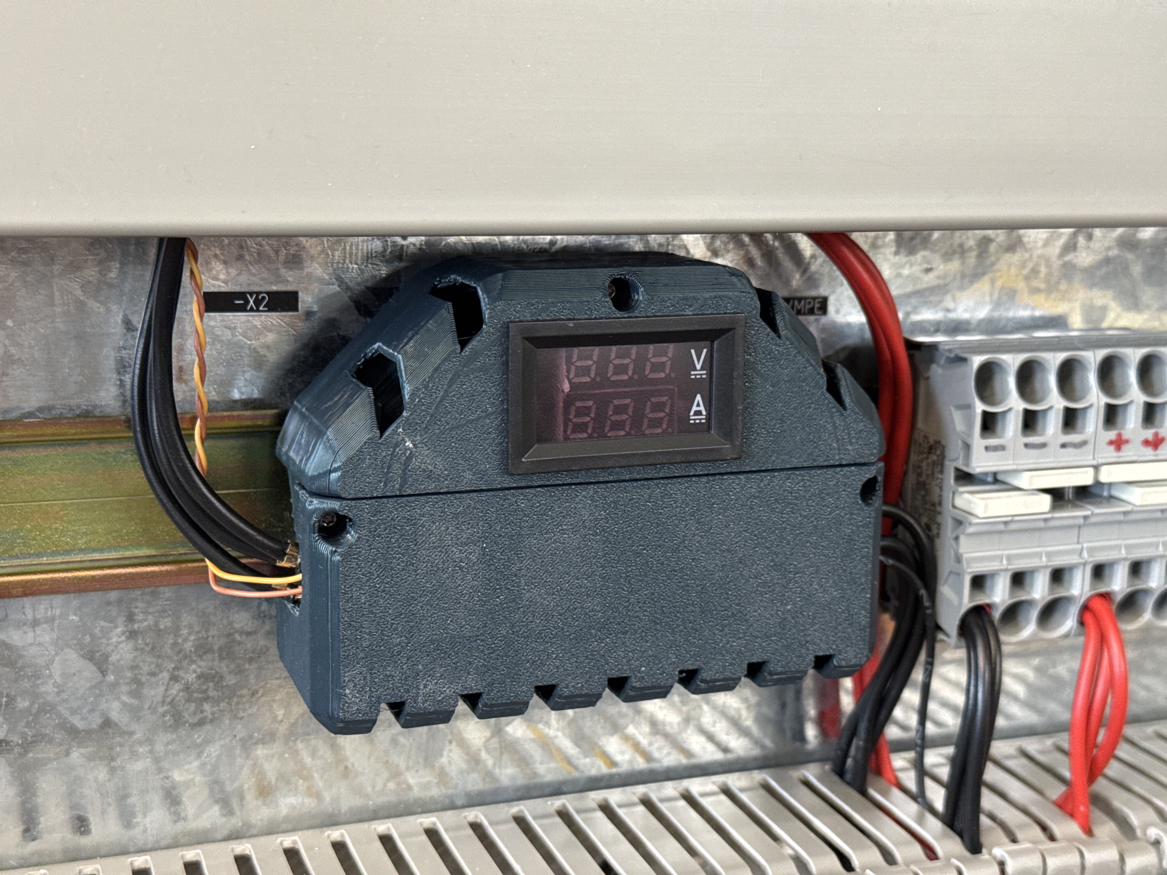 Din Rail Amperemeter Case