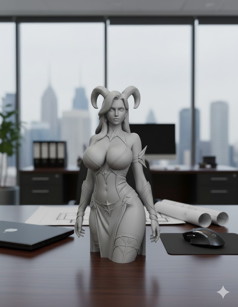 sexy woman with horns 3
