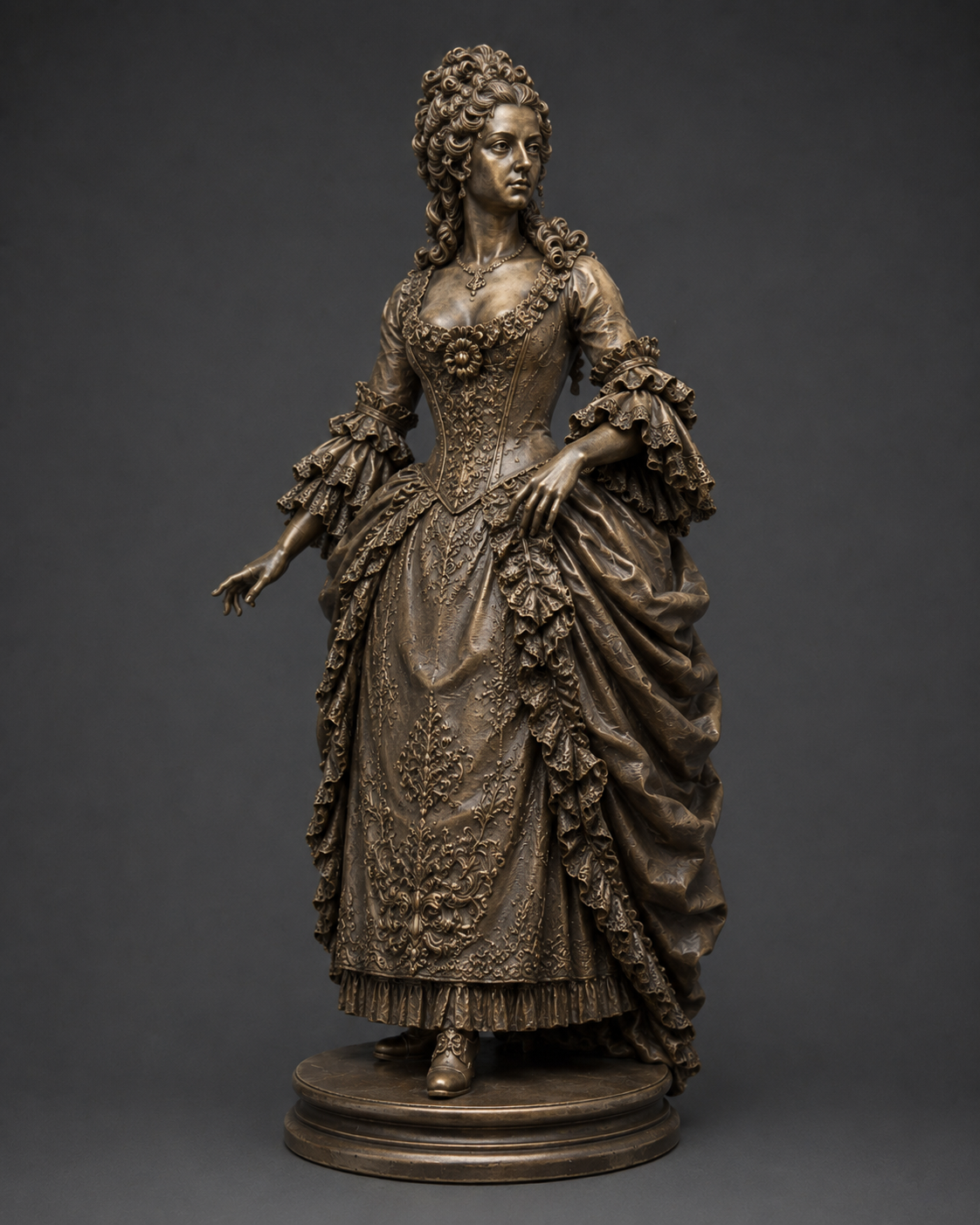 Statue im 18. Jahrhundert Stil - Statue in 18. Century style