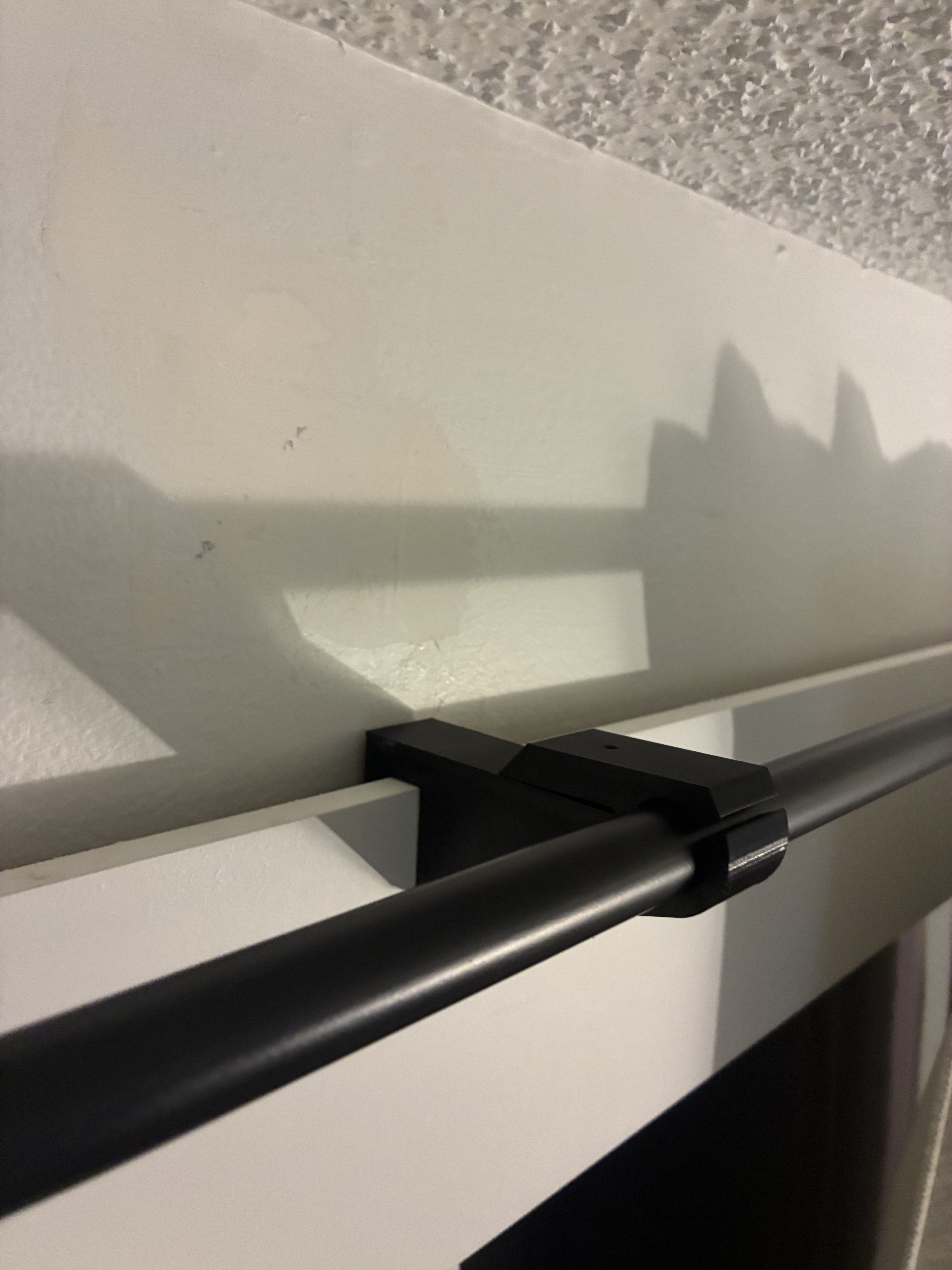 1/2" wood curtain rod