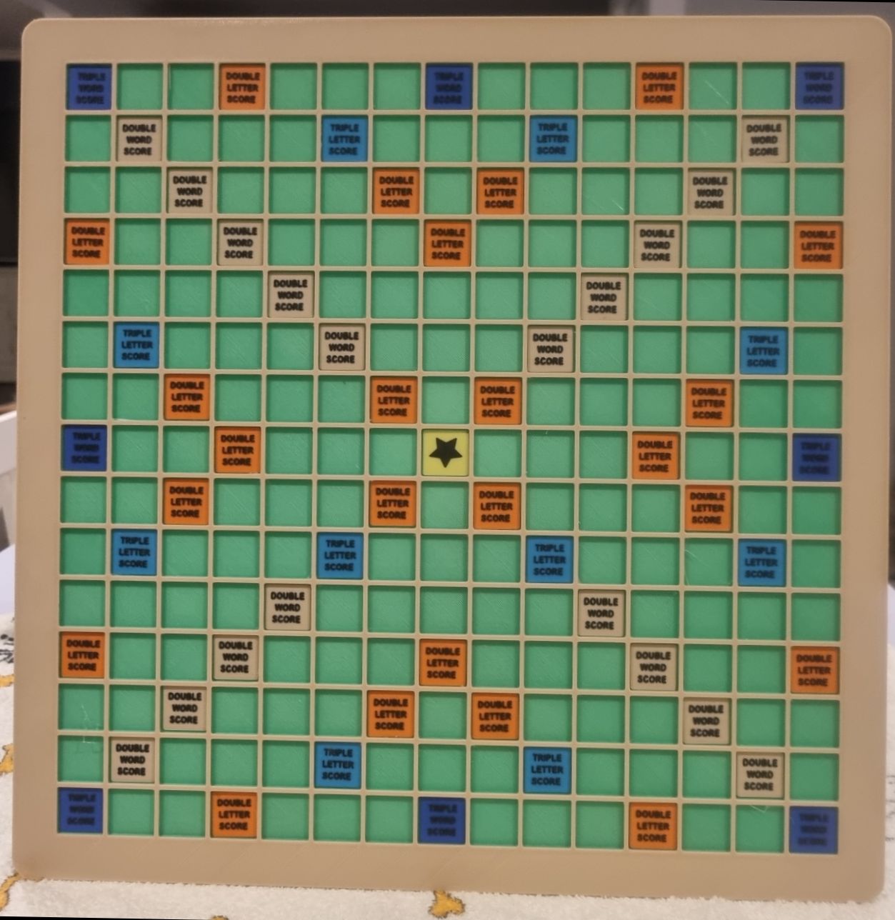 Rotating Scrabble Board for Big Printers.