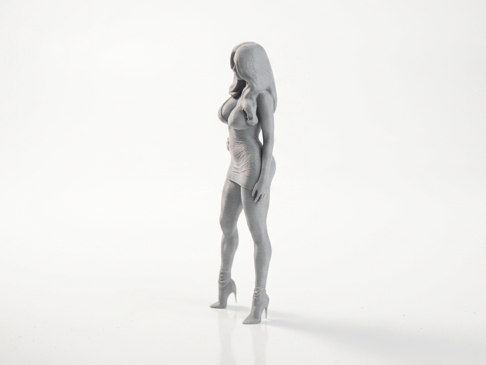 Fashionista Female Figure 3D Printable