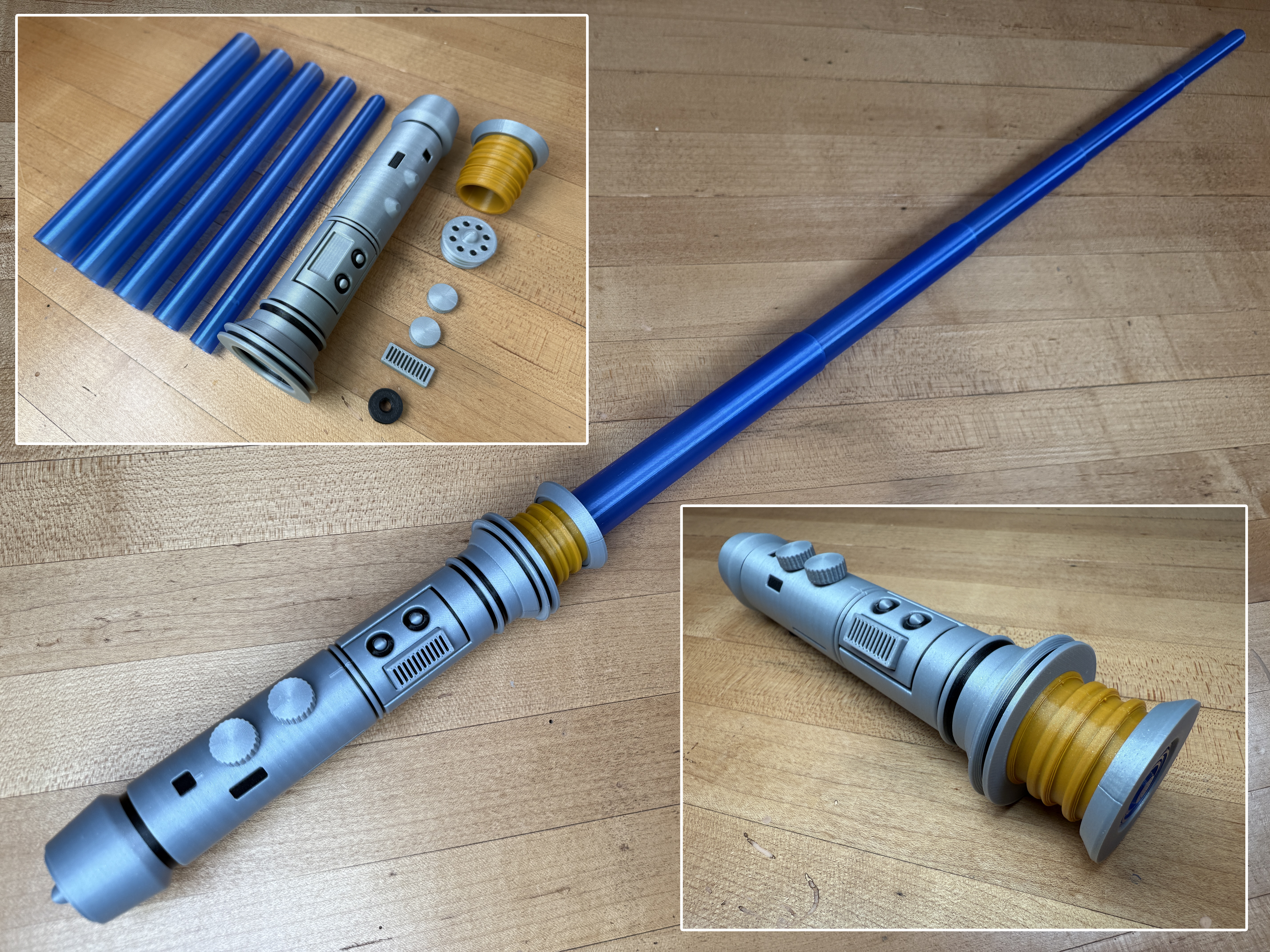 Shaak Ti's/Agen Kolar Collapsing Lightsaber