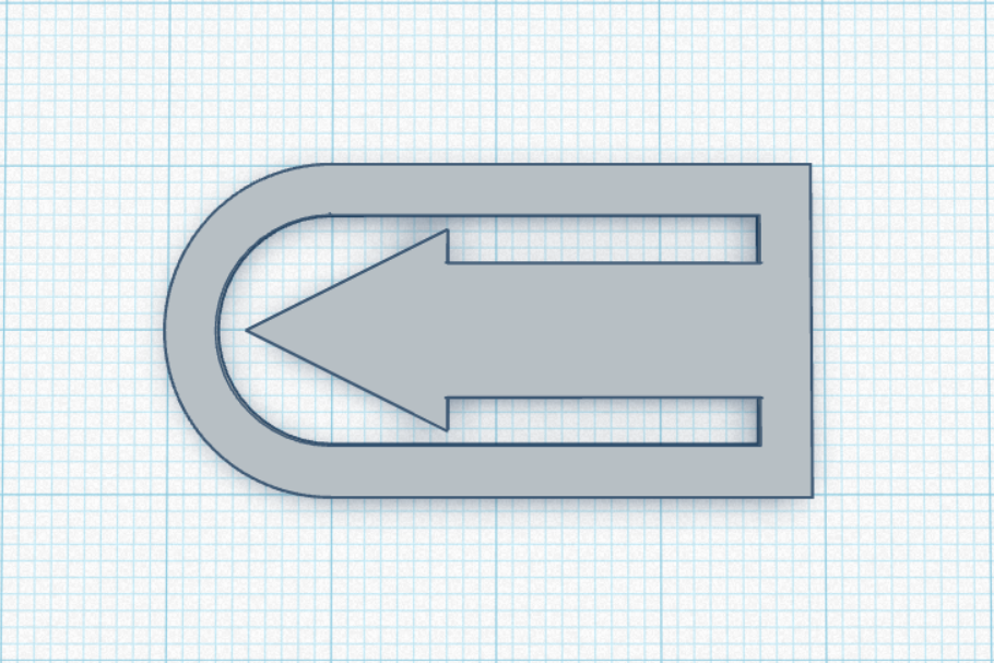 Miniatura 2 do modelo 3D small arrow bookmark