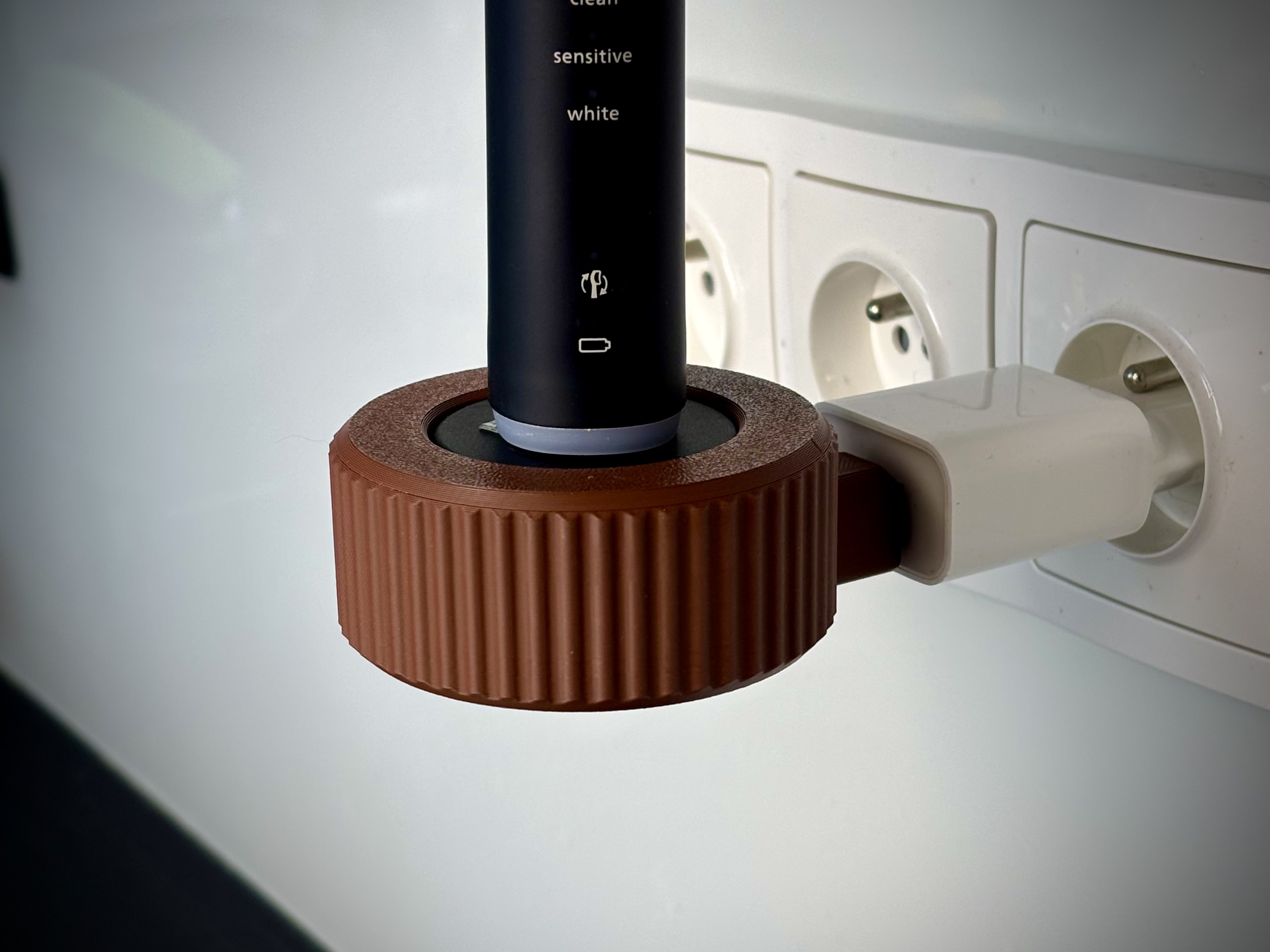 Philips Sonicare Charger Holder | Cable Winder | Bathroom Organizer