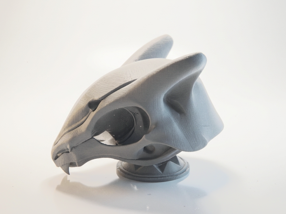 Mewtwo Skull Pokemon Sculpture 3D Printable