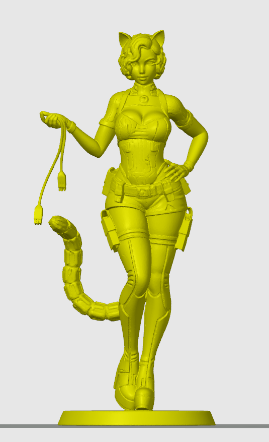 IT cat-girl figurine 3