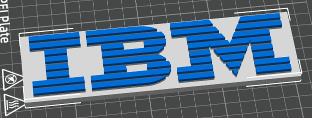 IBM Logo for office or workshop