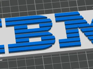 IBM Logo for office or workshop