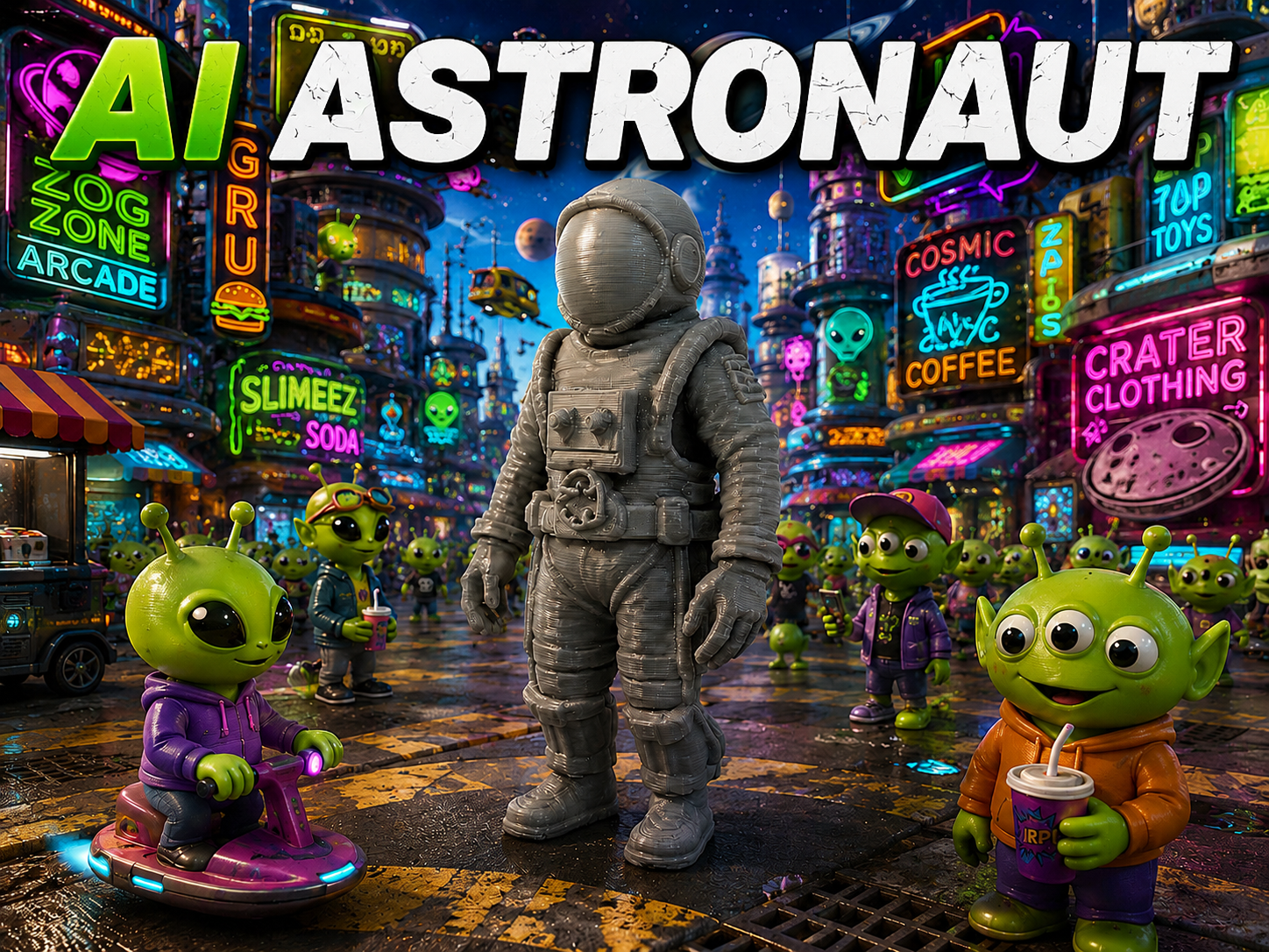 Astronaut Space Suit AI Rendered