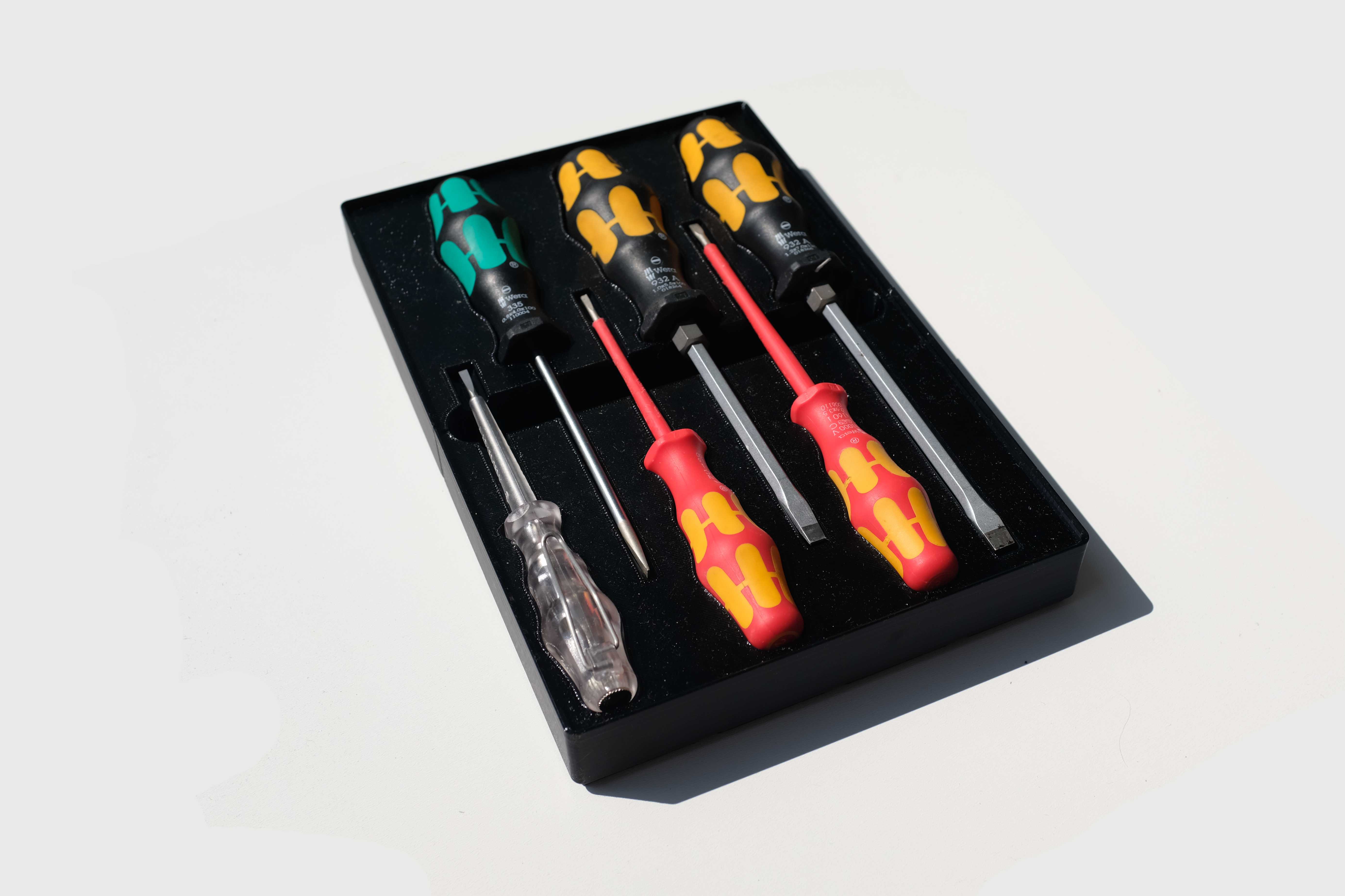 Wera Kraftform XXL 2 screwdriver set gridfinity