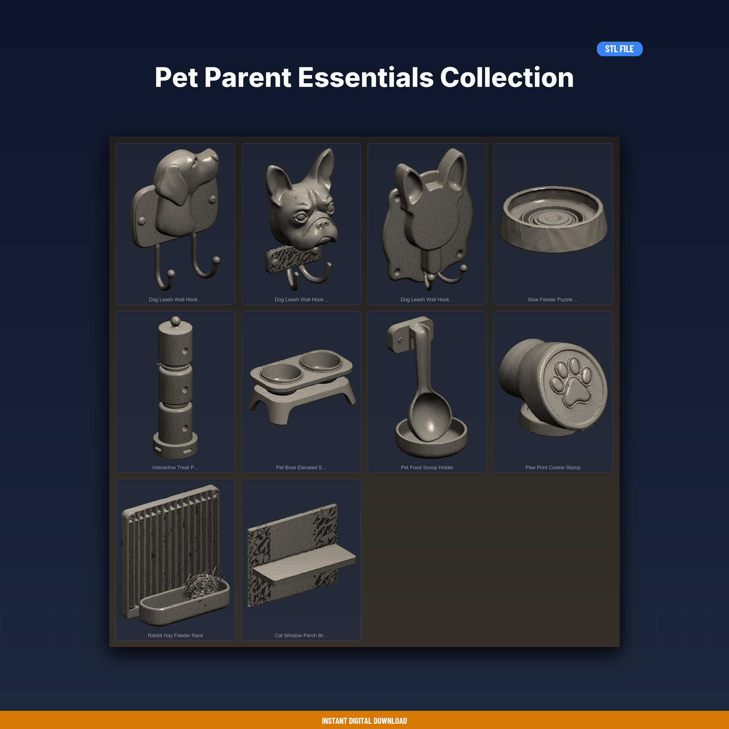 Pet Parent Essentials Collection - 10-Model STL Bundle